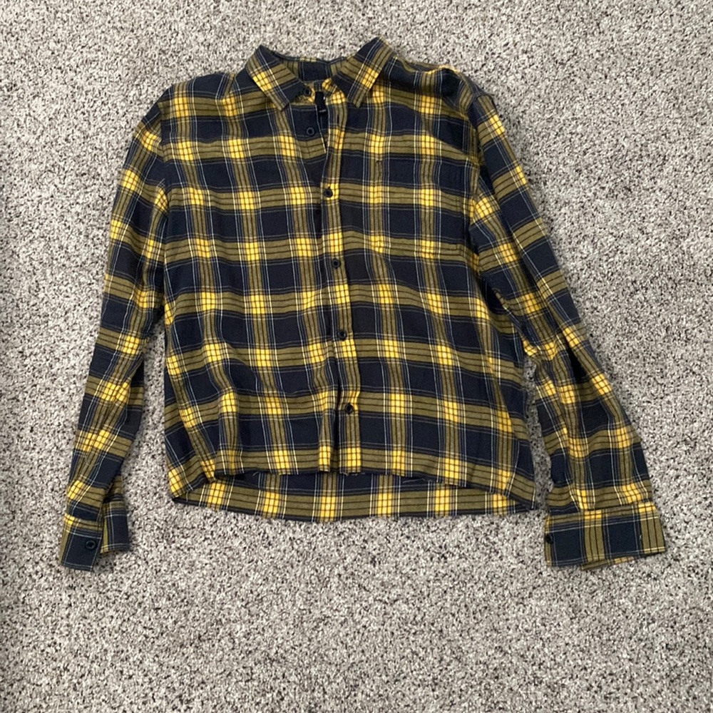 Pacsun Plaid Shirt L (cropped)